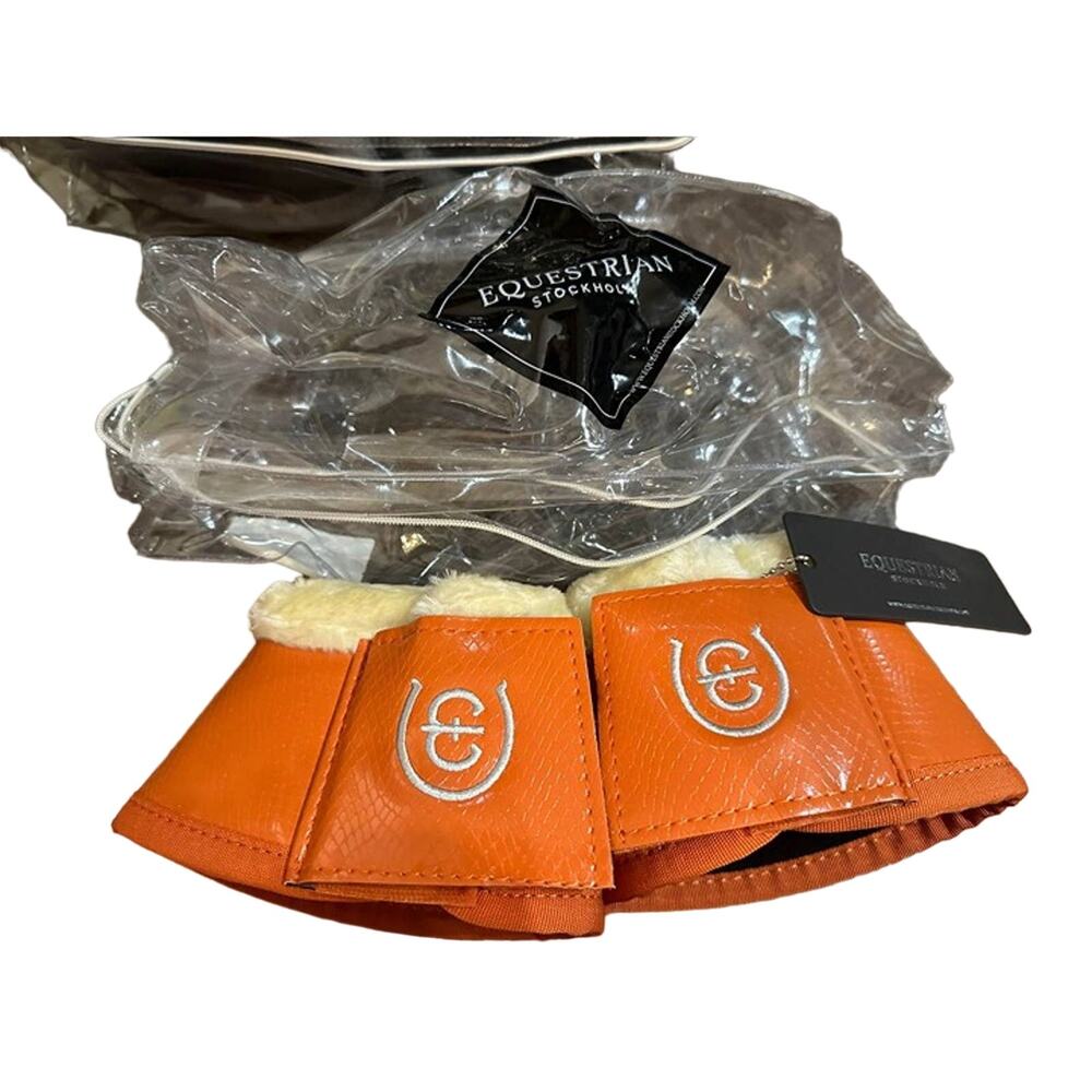 Equestrian Stockholm - Bell Boots - Small - ORANGE - NEW
